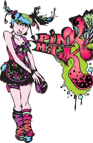 pink milk girl